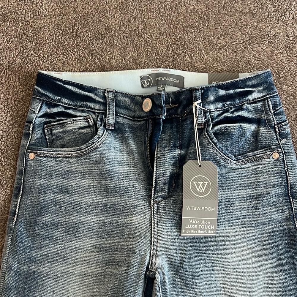 Wit & Wisdom “Ab”solution High Rise Barely Boot Jeans